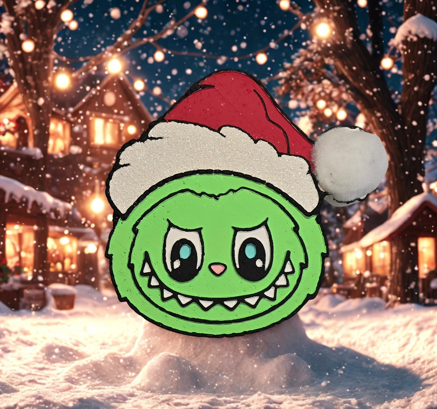 Santa Hat Bubu - BRIGHT CHRISTMAS MORNING