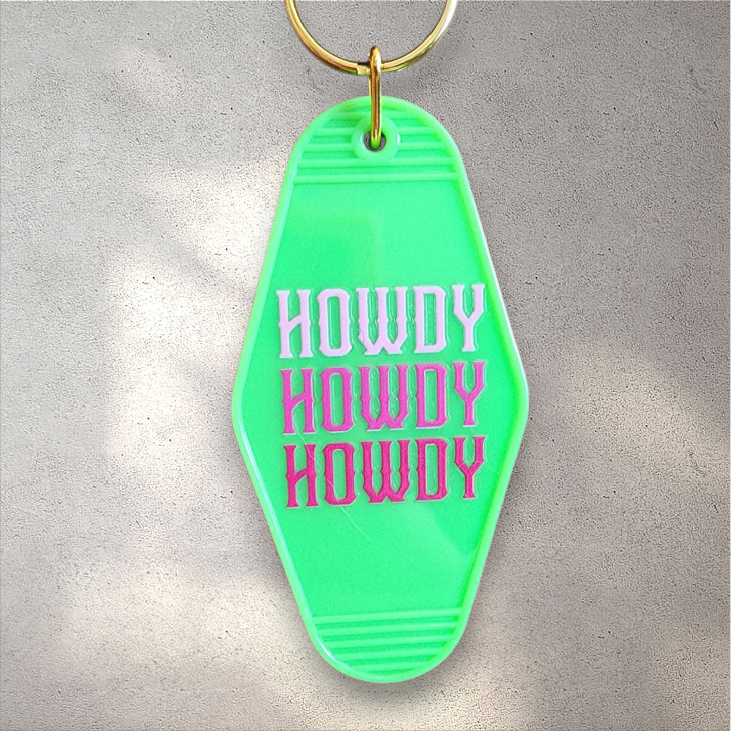 Motel Keychain