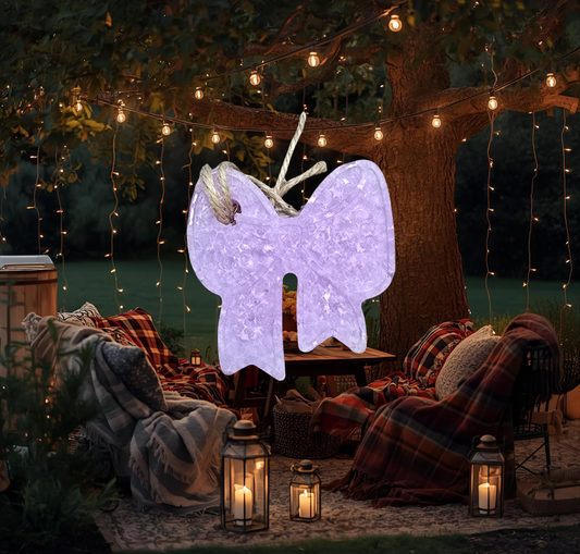 Cute Purple Bow - 1000 WISHES