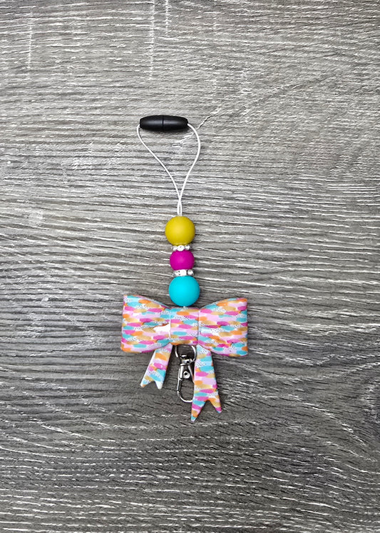 Brushstroke Print Bow