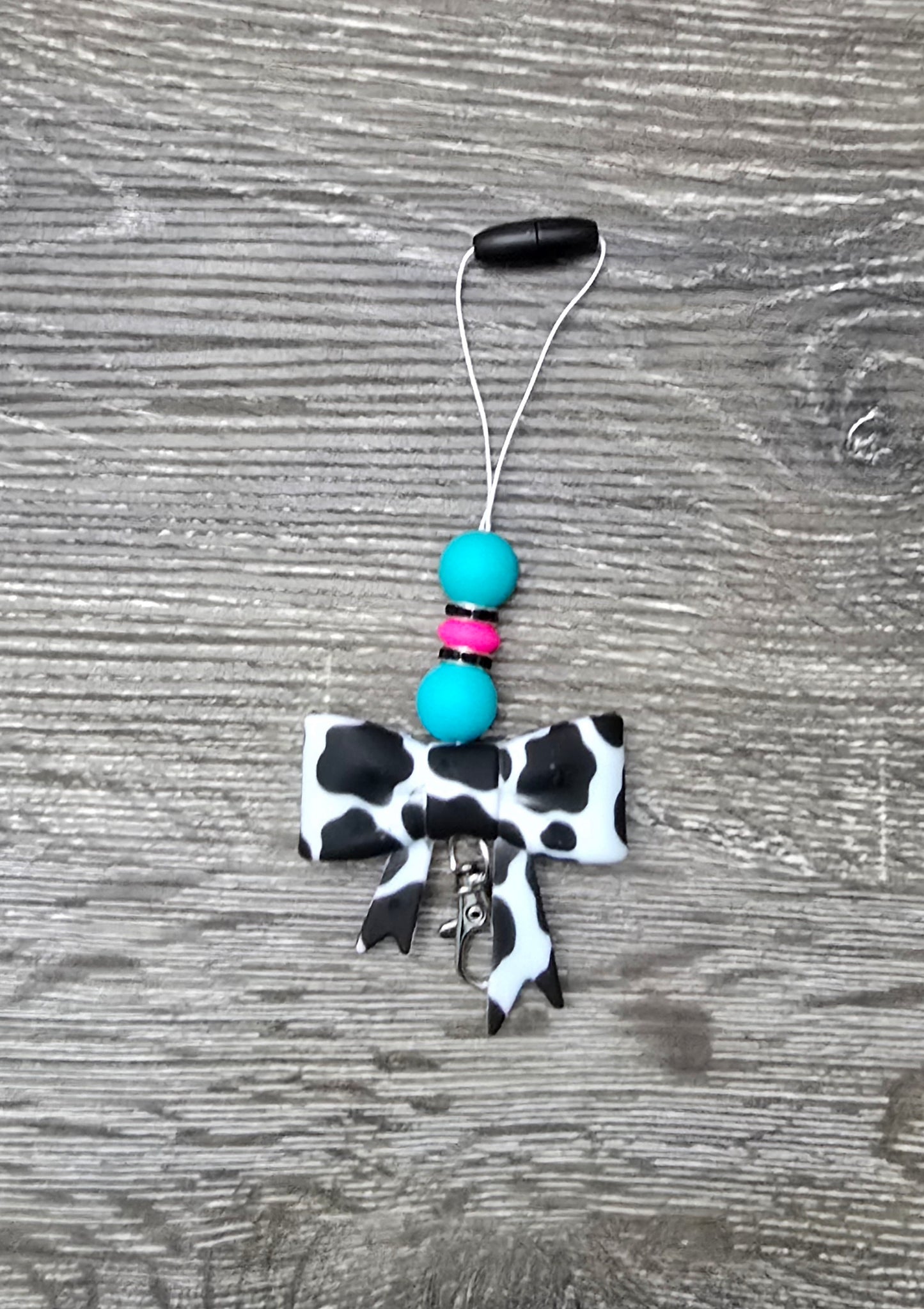 Cow Print Bow