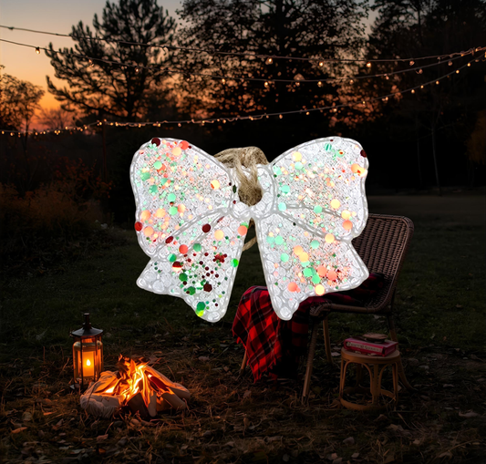 Christmas Bow no outline - HAPPY HOUR