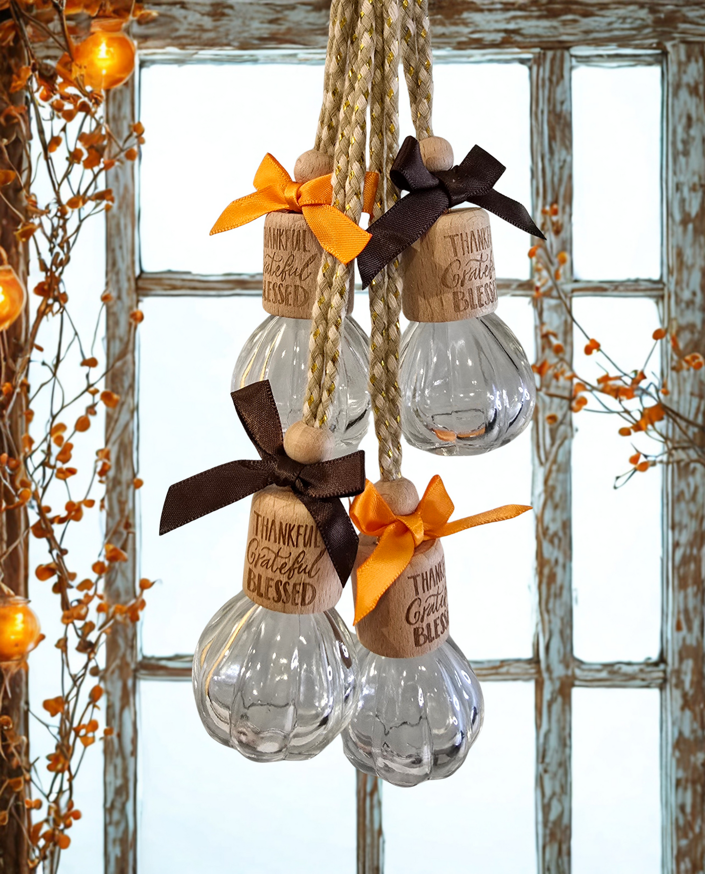 Thankful Grateful Blessed Car Reed Diffuser