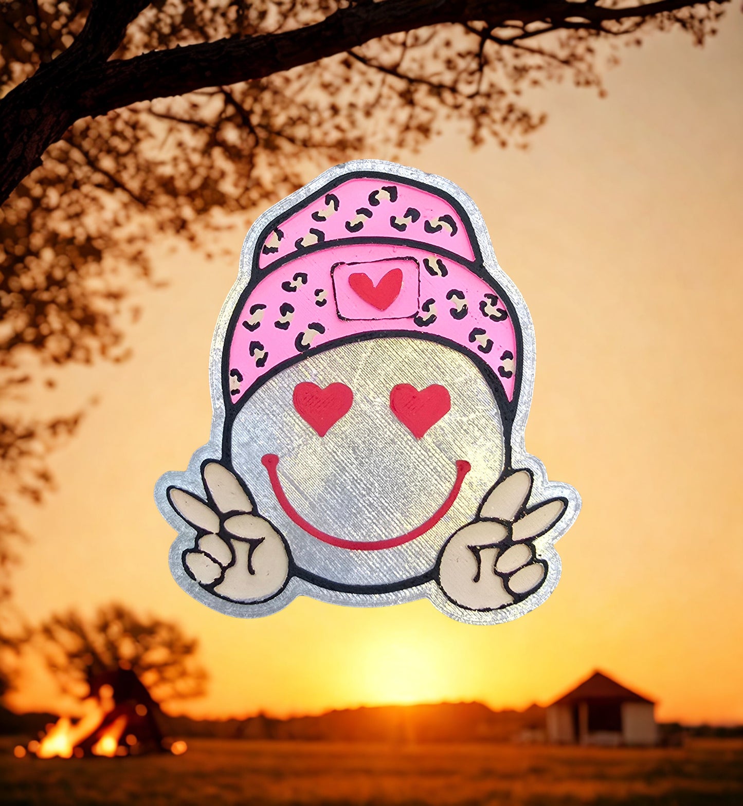 Peace Valentine Smiley