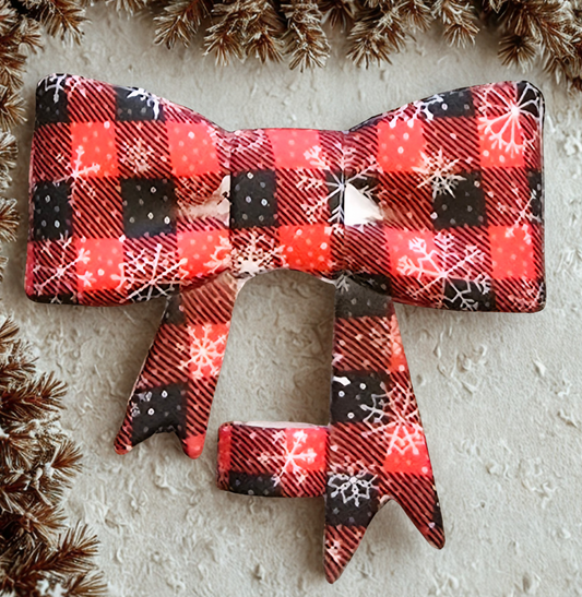 Winter Buffalo Plaid Snowflakes
